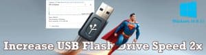 Increase the USB Transfer Speed on Windows