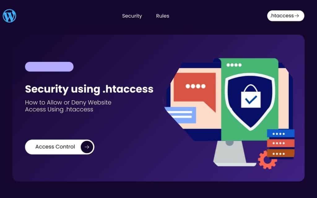 How to Allow/Deny Access to a site using .htaccess