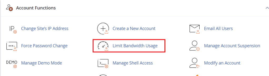 limit bandwidth usage